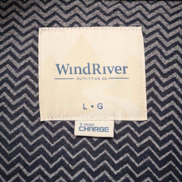 Wind River Men's Size Large Navy T-Max Charge Full Zip Hoodie - Picture 3 of 12